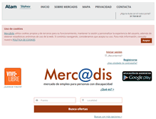 Tablet Screenshot of mercadis.com